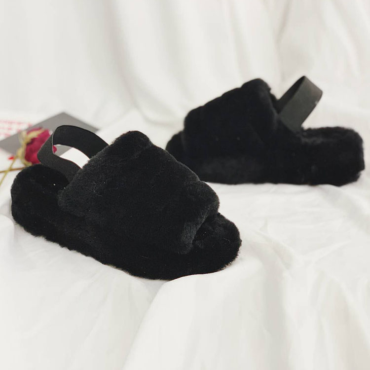 Custom size polish sheepskin slippers